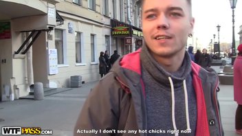 Молодые, русские парни трахают сексуальную русскую мамочку Риту Раш (Rita Rush) за деньги в подсобке